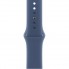 Apple Watch Series 10 42 мм (алюминиевый корпус, серебристый/синий, спортивный силиконовый ремешок)