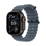 Умные часы Apple Watch Ultra 3 LTE 49 мм (титановый корпус, черный/синий, ремешок из эластомера)