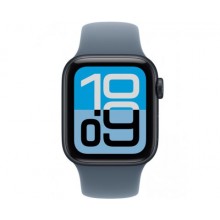Умные часы Apple Watch SE 3 40 мм (алюминиевый корпус, полуночный/полуночный, спортивный силиконовый ремешок S/M)